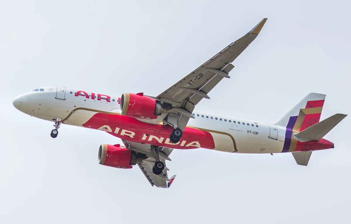 Air India aircraft in flight