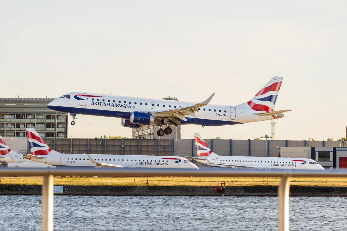 British Airways aircraft taking off