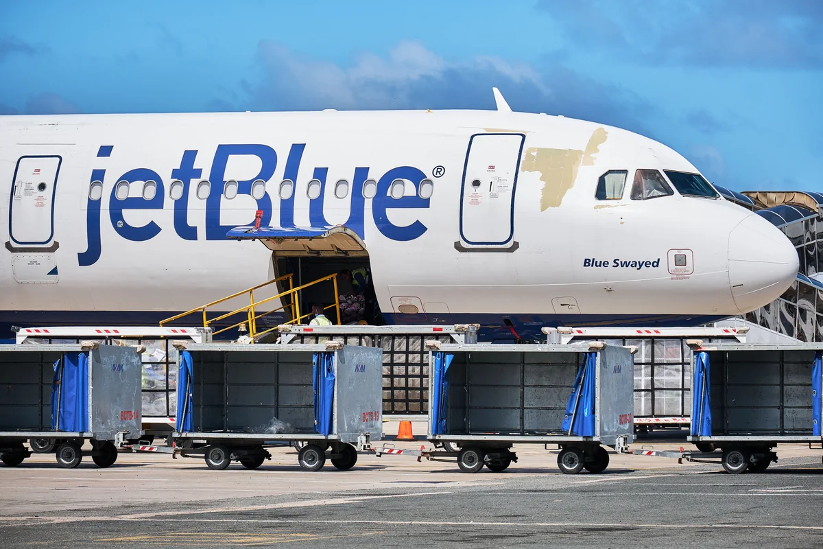 JetBlue aircraft at Punta Cana Airport